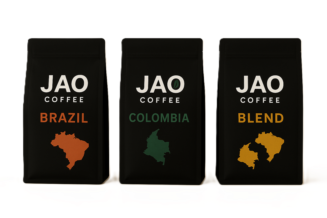PACK TRIPLE: BRASIL + COLOMBIA + BLEND