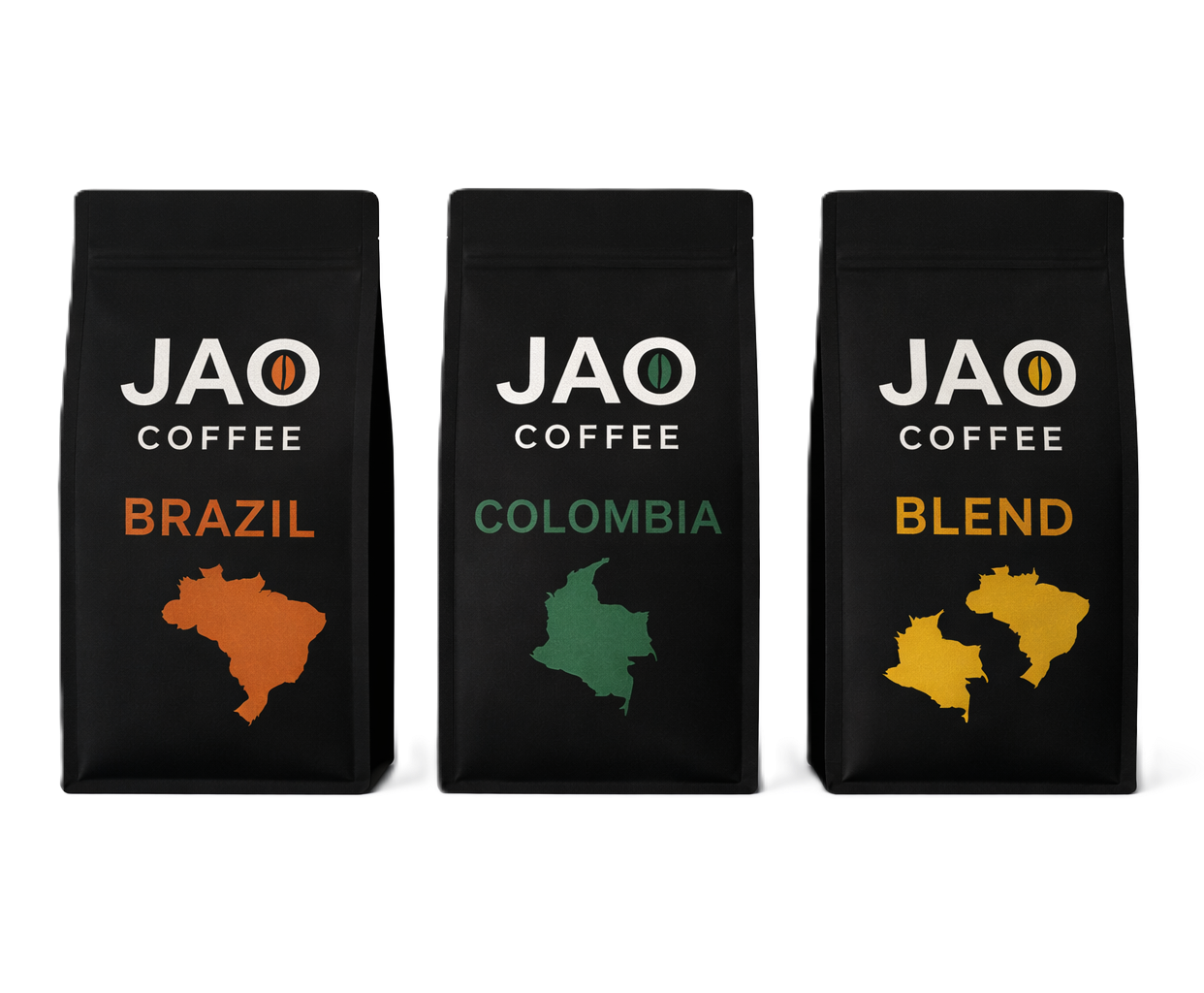 PACK TRIPLE: BRASIL + COLOMBIA + BLEND